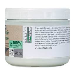 Pebeo Studio Green Gesso - Black, 475 ml side view)