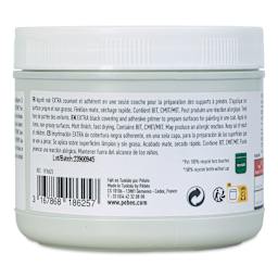 Pebeo Studio Green Gesso - Black, 475 ml back view