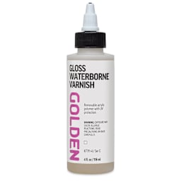 Golden Waterborne Varnish - Gloss, 4 oz
