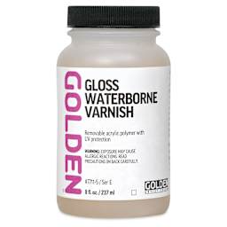 Golden Waterborne Varnish - Gloss, 8 oz