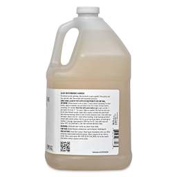 Golden Waterborne Varnish - Gloss, 128 oz back of bottle