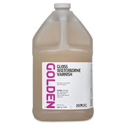 Golden Waterborne Varnish - Gloss, 128 oz