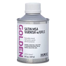 Golden MSA Varnish with UVLS - Satin, 8 oz