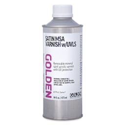 Golden MSA Varnish with UVLS - Satin, 16 oz