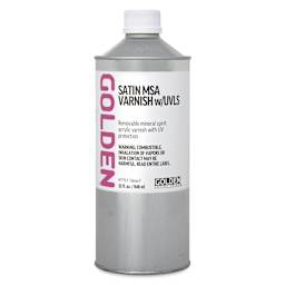 Golden MSA Varnish with UVLS - Satin, 32 oz