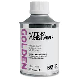 Golden MSA Varnish with UVLS - Matte, 8 oz