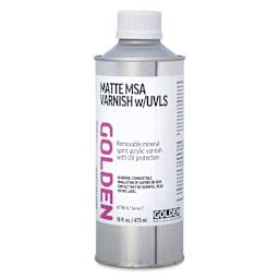 Golden MSA Varnish with UVLS - Matte, 16 oz