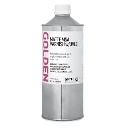 Golden MSA Varnish with UVLS - Matte, 32 oz