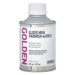 Golden MSA Varnish with UVLS - Gloss, 8 oz