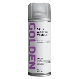 Golden MSA Archival Spray Varnish - Satin, 10 oz