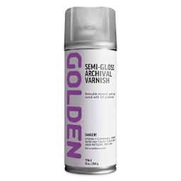 Golden MSA Archival Spray Varnish - Semi-Gloss, 10 oz