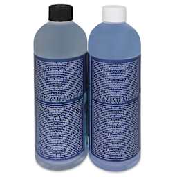 Fleur Super Clear Resin - Resin and Hardener, 1.9 L back of bottles