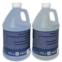 Fleur Super Clear Resin - Resin and Hardener, 3.8 L side of bottles