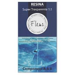 Fleur Super Clear Resin - Resin and Hardener Kit, 240 ml front of package