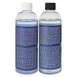 Fleur Super Clear Resin - Resin and Hardener, 950 ml back of bottles