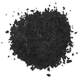 Fleur Terrazzo Effect Flakes - Onyx Black out of the jar