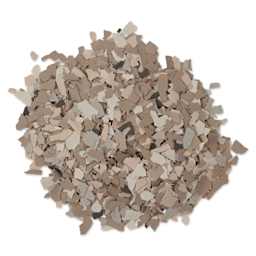 Fleur Terrazzo Effect Flakes - Bronzite Brown out of the jar