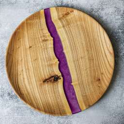 Blick Epoxy Resin Kits, wood plate with Blick Epoxy