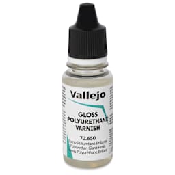 Vallejo Polyurethane Varnish - Gloss, 18 ml - front of bottle