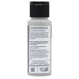 FolkArt Concrete Texture Acrylic Medium, 2 oz Bottle back