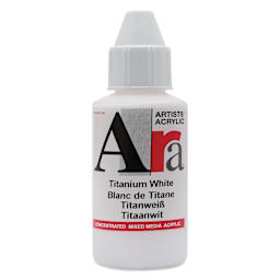 Ara Artists’ Acrylic Paint - Titanium White, 100 ml bottle