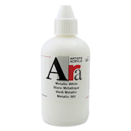 Ara Artists’ Acrylic Paint - Metallic White, 250 ml