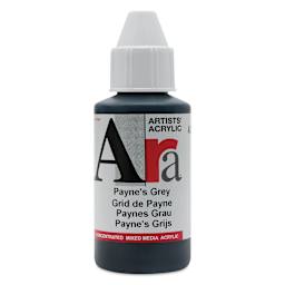 Ara Artists’ Acrylic Paint - Paynes Grey, 100 ml bottle