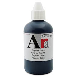 Ara Artists’ Acrylic Paint - Paynes Grey, 250 ml bottle