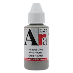 Ara Artists’ Acrylic Paint - Neutral Grey, 100 ml bottle