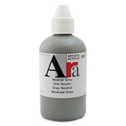 Ara Artists’ Acrylic Paint - Neutral Grey, 250 ml bottle
