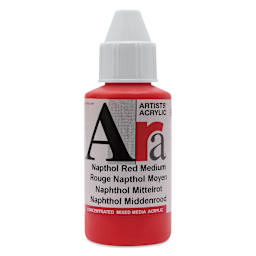 Ara Artists’ Acrylic Paint - Naphthol Red Medium, 100 ml