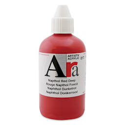 Ara Artists’ Acrylic Paint - Naphthol Red Deep, 250 ml