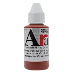 Ara Artists’ Acrylic Paint - Transparent Red Oxide, 100 ml bottle