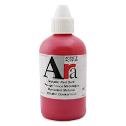 Ara Artists’ Acrylic Paint - Metallic Red Dark, 250 ml