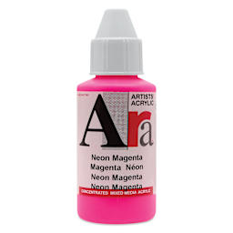 Ara Artists’ Acrylic Paint - Neon Magenta, 100 ml bottle