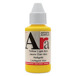 Ara Artists’ Acrylic Paint - Yellow Light Azo, 100 ml bottle