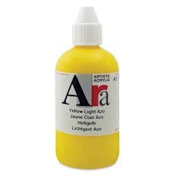 Ara Artists’ Acrylic Paint - Yellow Light Azo, 250 ml bottle