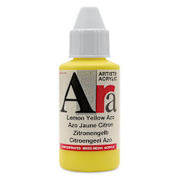 Ara Artists’ Acrylic Paint - Lemon Yellow Azo, 100 ml
