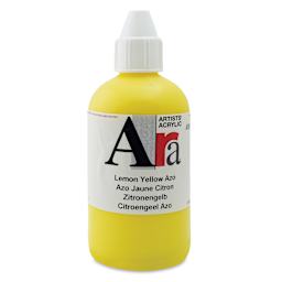 Ara Artists’ Acrylic Paint - Lemon Yellow Azo, 250 ml