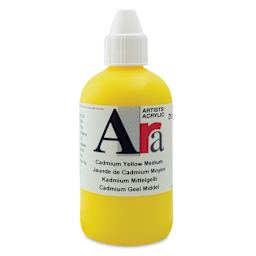 Ara Artists’ Acrylic Paint - Cadmium Yellow Medium, 250 ml