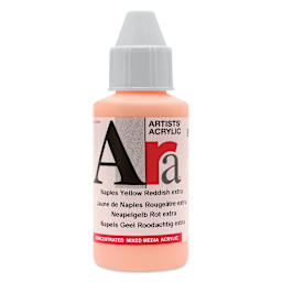 Ara Artists’ Acrylic Paint - Naples Yellow Reddish Extra, 100 ml bottle