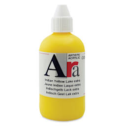 Ara Artists’ Acrylic Paint - Indian Yellow Lake Extra, 250 ml