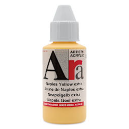 Ara Artists’ Acrylic Paint - Naples Yellow Extra, 250 ml