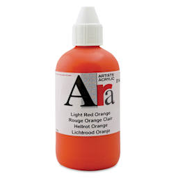 Ara Artists’ Acrylic Paint - Light Red Orange, 250 ml