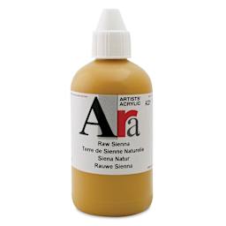 Ara Artists’ Acrylic Paint - Raw Sienna, 250 ml bottle