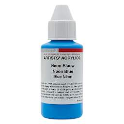 Ara Artists’ Acrylic Paint - Neon Blue, 100 ml bottle