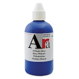 Ara Artists’ Acrylic Paint - Phthalo Blue, 250 ml bottle