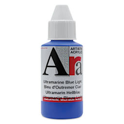 Ara Artists’ Acrylic Paint - Ultramarine Blue Light, 100 ml bottle