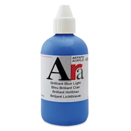 Ara Artists’ Acrylic Paint - Brilliant Blue Light, 250 ml