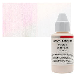 Ara Artists’ Acrylic Paint - Pearl Lilac, 100 ml bottle and swatch